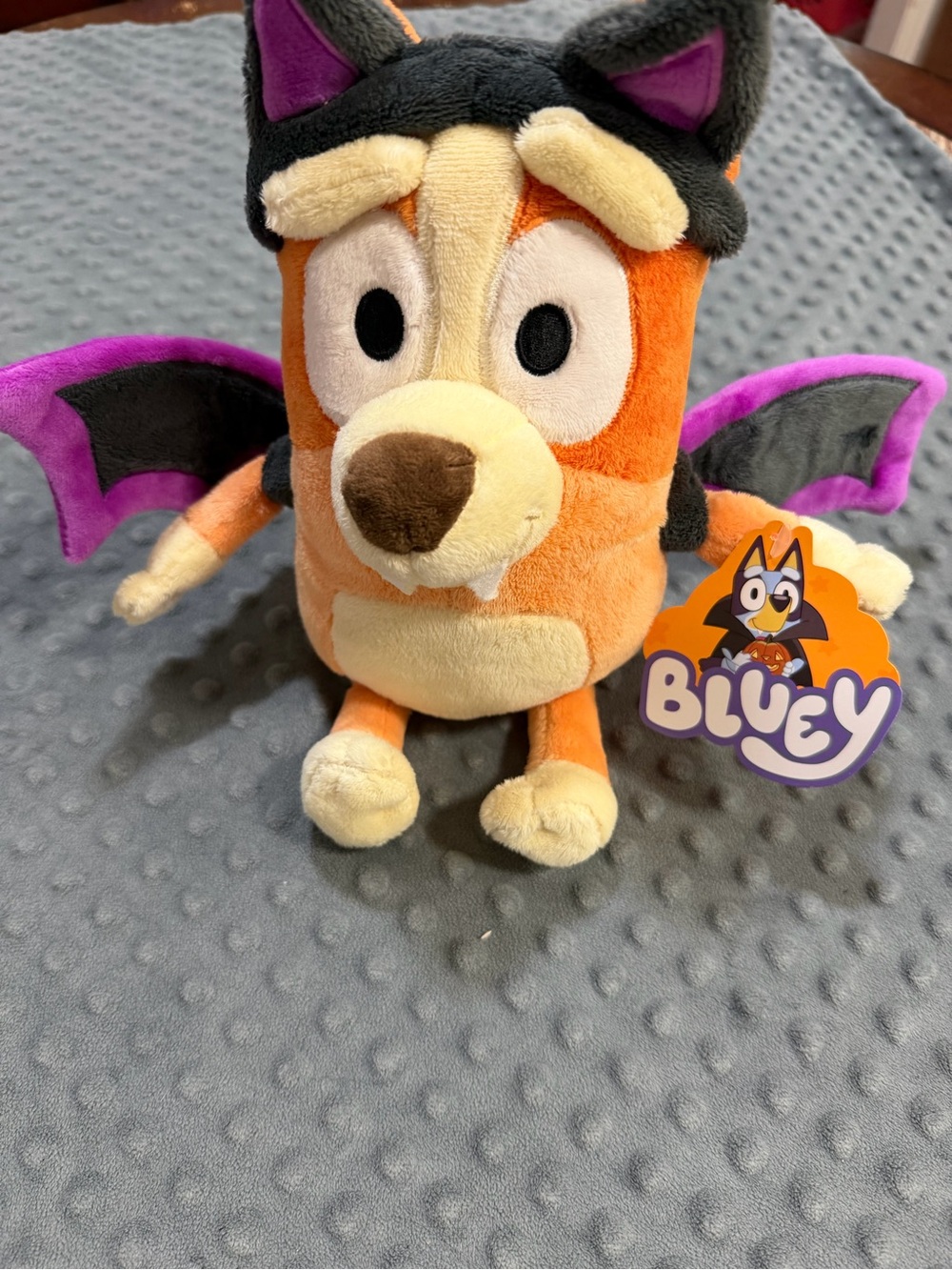 Bluey Plush Bat Costume - Orange & Cream Soft Stuffed Toy
